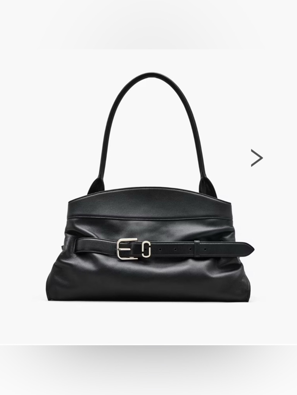 Marc Jacobs black leather Dakota Satchel